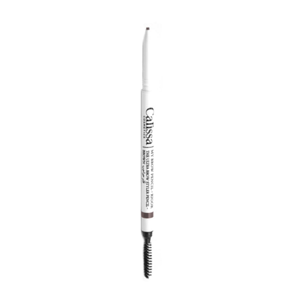 Carissa My Brow Pencil Rigor Deep Brown Wax-Based Formula with Brow Brush