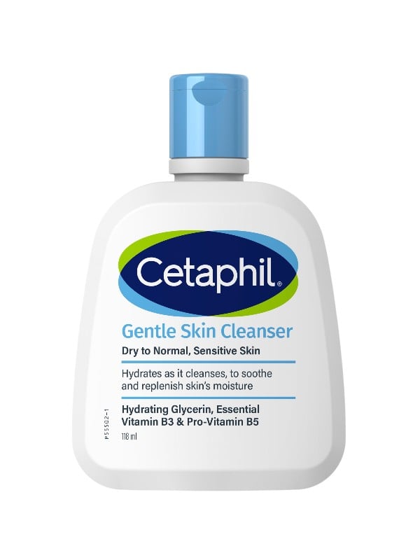 Cetaphil Gentle Cleanser Creamy Fragrance-Free Face Wash for Dry to Normal Sensitive Skin 118 ml