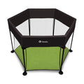 Lionelo Roel Hexagonal Play Yard Folding Air Mesh Green Limon