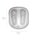 Medisana FM 883 Shiatsu Foot Massager with Heat, Red Light and Back Massage Function