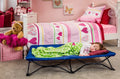 Regalo My Cot Portable Toddler Bed, Foldable Waterproof Nylon, Blue, 48 Inch