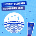 Clean & Clear Blackhead Clearing Daily Facial Scrub Exfoliating Cleanser 150ml