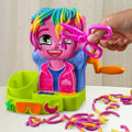Play-Doh Hair Stylin' Salon Playset, 6 Cans, 340 g, Styling Tools
