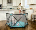 Regalo My Play Portable Six-Panel Play Yard, Foldable Indoor Outdoor Baby Playpen