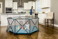 Regalo My Play Portable Six-Panel Play Yard, Foldable Indoor Outdoor Baby Playpen