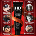 Farcom HD Hair Color Cream Keratin Amino Acids Intense Dark Red Blonde 6.65