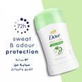 Dove Cucumber & Green Tea Antiperspirant Deodorant Stick Sweat Protection 40g