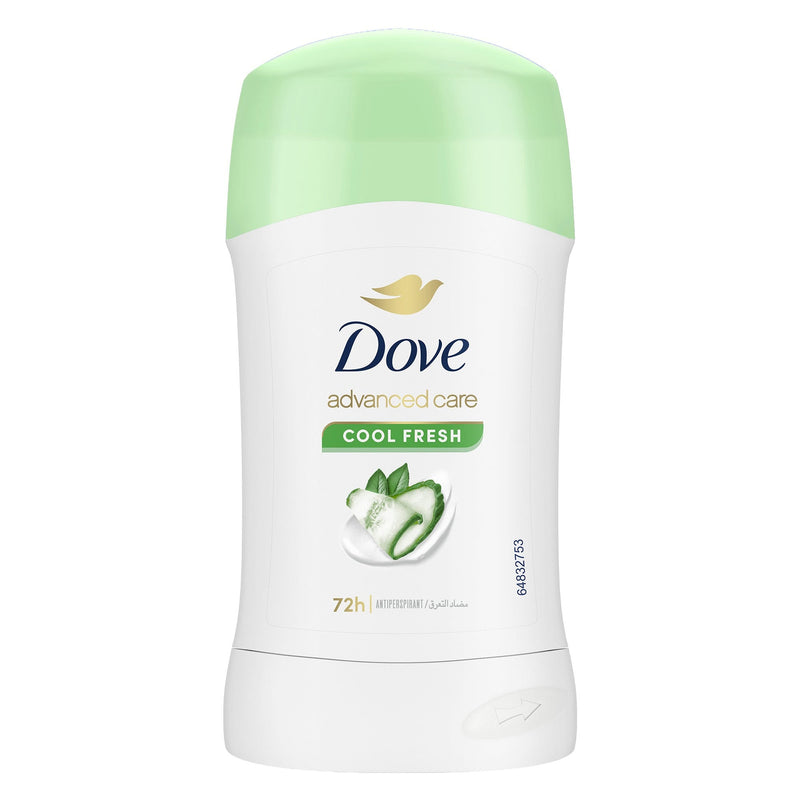Dove Cucumber & Green Tea Antiperspirant Deodorant Stick Sweat Protection 40g