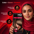 Farcom HD Hair Color Cream Beige Blonde 7.9 Keratin Amino Acids High-Density Pigments