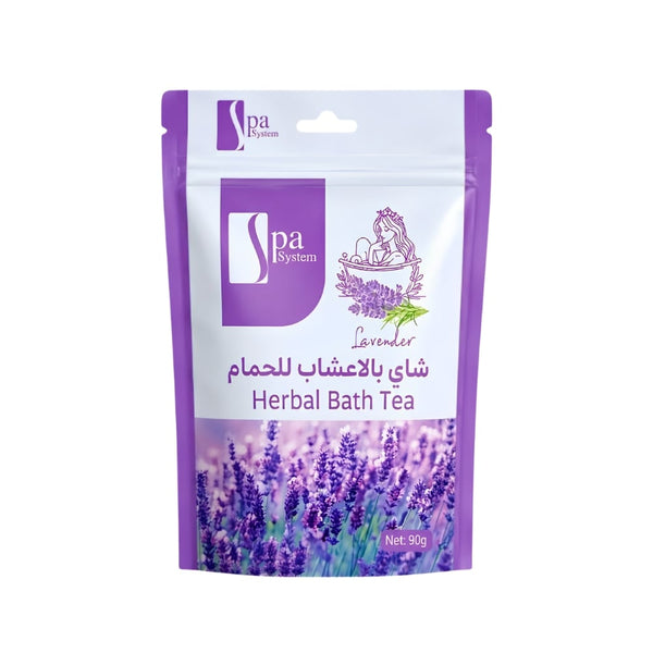 Spa System Lavender Herbal Bath Tea Relaxing Aromatic Bath Scent