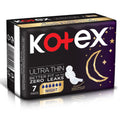 Kotex Ultra Thin Night Feminine Pads With Wings 7 Pieces