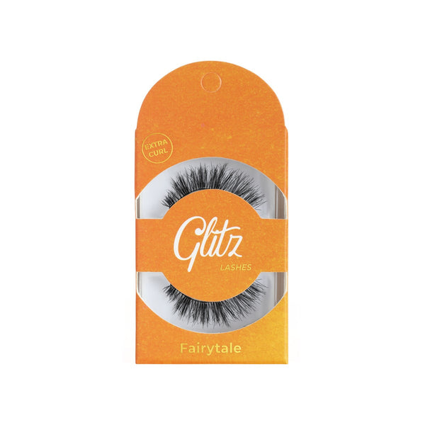 Glitz Natural False Eyelashes Fairytale Wispy Human Hair Reusable Lashes