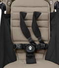 Stokke YOYO3 Stroller Black Frame with Taupe 6+ Color Pack, Compact Travel Stroller