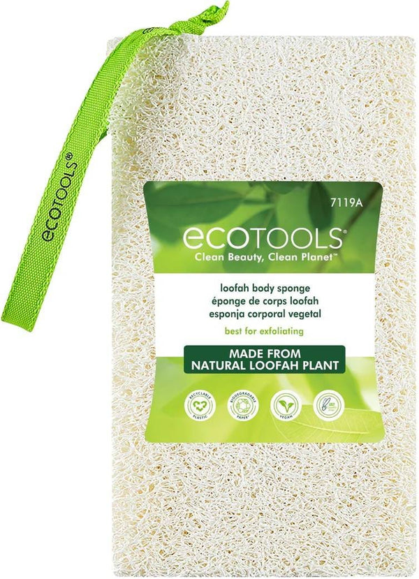 EcoTools Loofah Body Sponge Plant-Based Textured Exfoliating Bath Sponge 1 Count