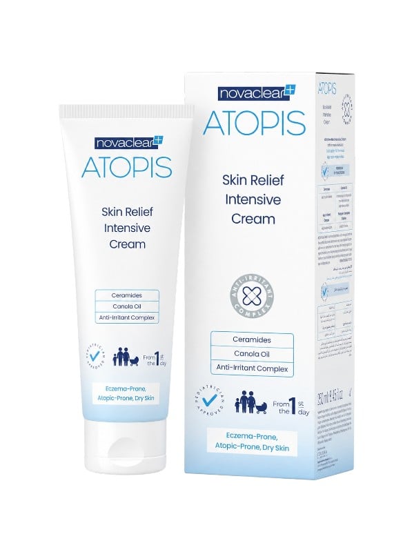 Novaclear Atopis Skin Relief Intensive Cream, Ceramide Panthenol, Face & Body, 250 ml