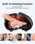 RENPHO FM059 Foot Massager with Heat, Shiatsu Massage, Air Compression, Black