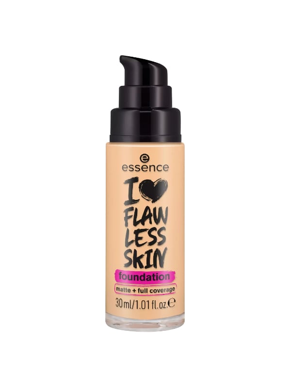 Essence I Love Flawless Skin Foundation Matte High Coverage SPF 20 Medium Ivory 30ml