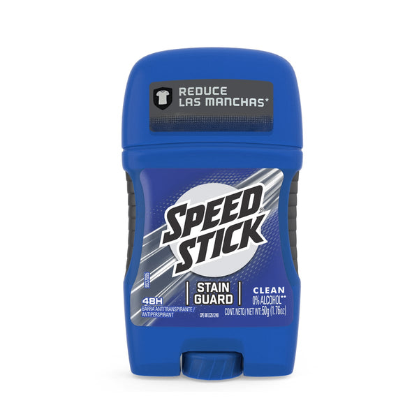 Speed Stick Stain Guard Deodorant Stick Odor and Wetness Protection for Men