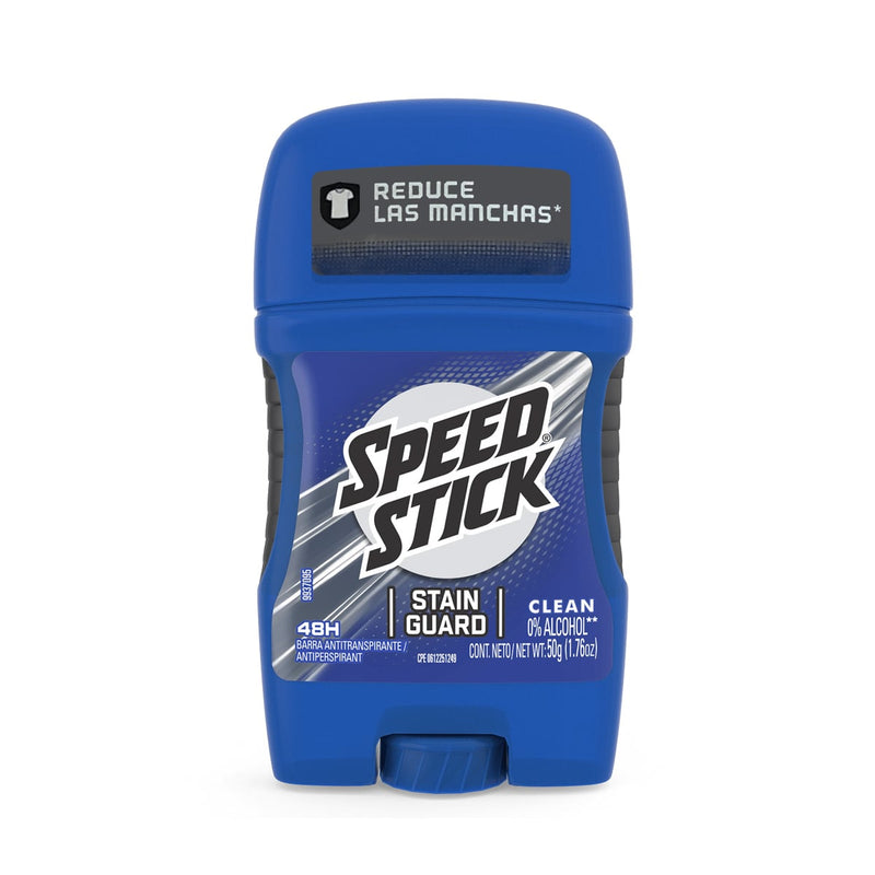 Speed Stick Stain Guard Deodorant Stick Odor and Wetness Protection for Men