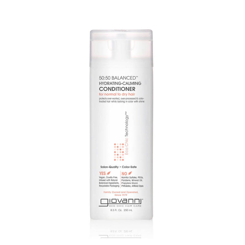 Giovanni 50:50 Balanced Hydrating Clarifying Conditioner Moisturizing Botanical Formula for Normal to Dry Hair, 250 ml