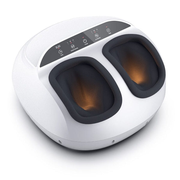 RENPHO Foot Massager FM059 with Heat, Shiatsu Massage, Air Compression, White