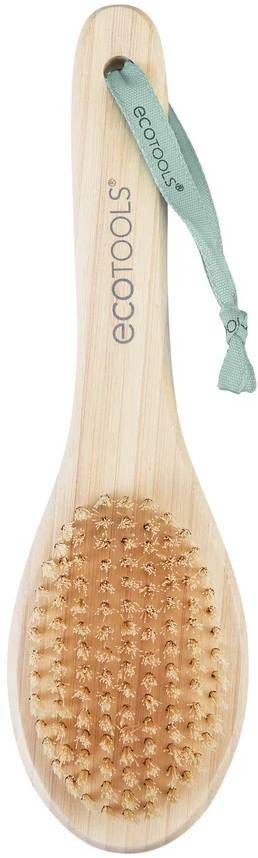 EcoTools Bristle & Pumice Stone Foot Brush Dual-Sided Exfoliating Tool, 1 Count