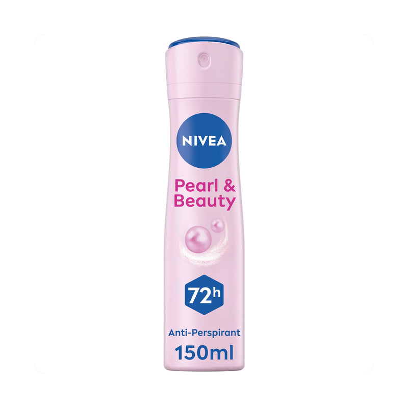 NIVEA Pearl & Beauty Deodorant Spray 48H Protection Pearl Extract Avocado Oil 150ml