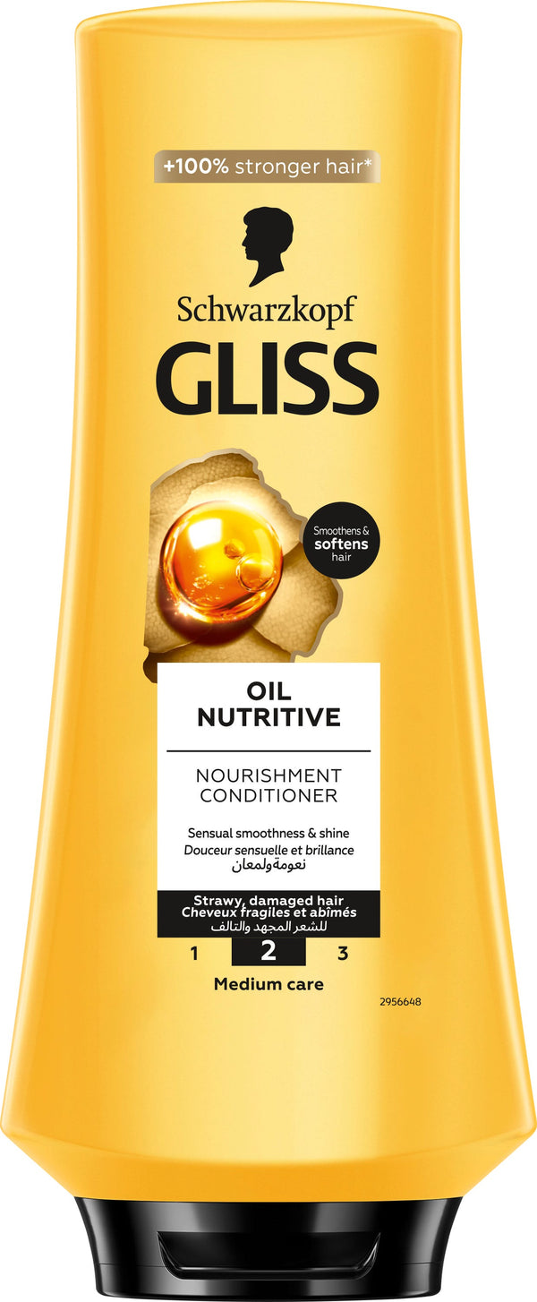 Gliss Oil Nutritive Conditioner Liquid Almond Oil Dry Hair 360ml