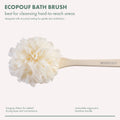 EcoTools EcoPouf Bath Brush Recycled Netting Ergonomic Handle 1 Count