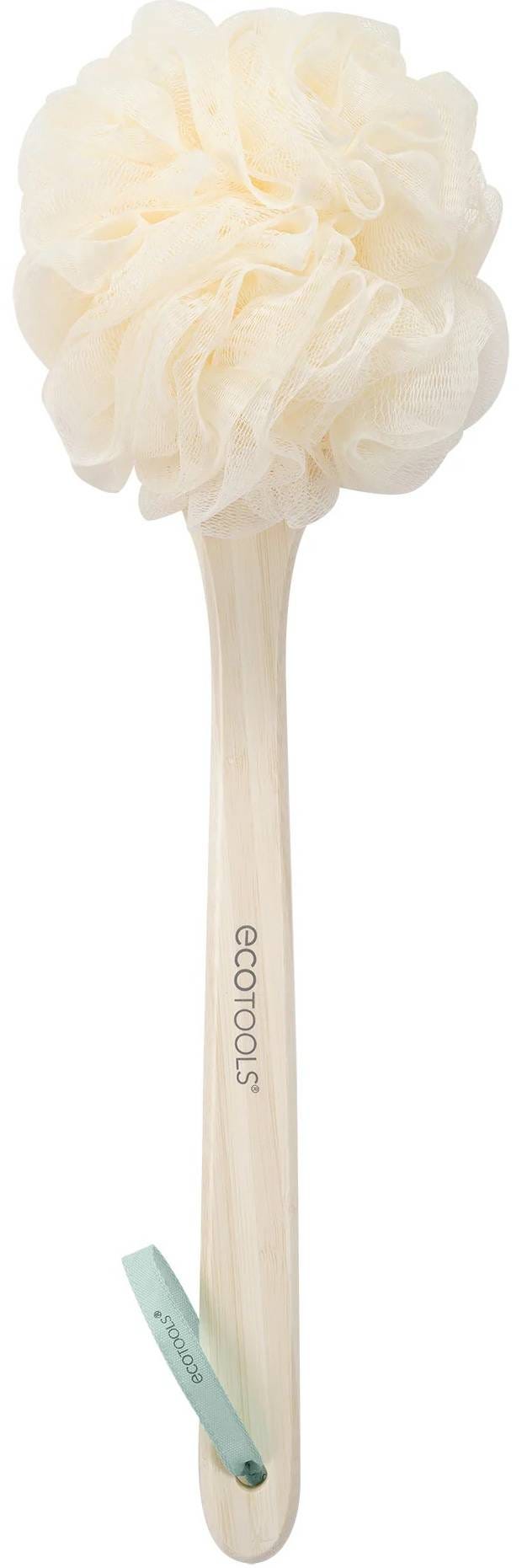 EcoTools EcoPouf Bath Brush Recycled Netting Ergonomic Handle 1 Count