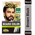 Bigen Men's Beard Colour Kit Non-Drip Cream Brown Black B102