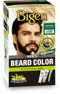 Bigen Men's Beard Colour Kit Non-Drip Cream Brown Black B102