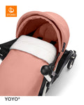 Stokke YOYO3 Newborn 0+ Compact Travel Stroller, Black Frame, Ginger