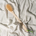 EcoTools Bristle Bath Brush Bamboo Handle Soft Synthetic Bristles 1 Count