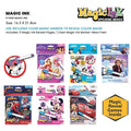 Disney Princess Mini Magic Ink Coloring Book, 5 Reveal Pages with Clear Marker