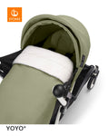 Stokke YOYO3 Newborn 0+ Compact Travel Stroller, Black Frame, Olive