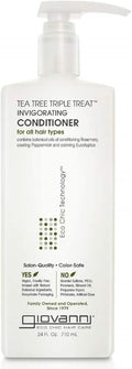 Giovanni Tea Tree Triple Treat Conditioner, Moisturizing Hair Conditioner