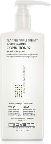 Giovanni Tea Tree Triple Treat Conditioner, Moisturizing Hair Conditioner