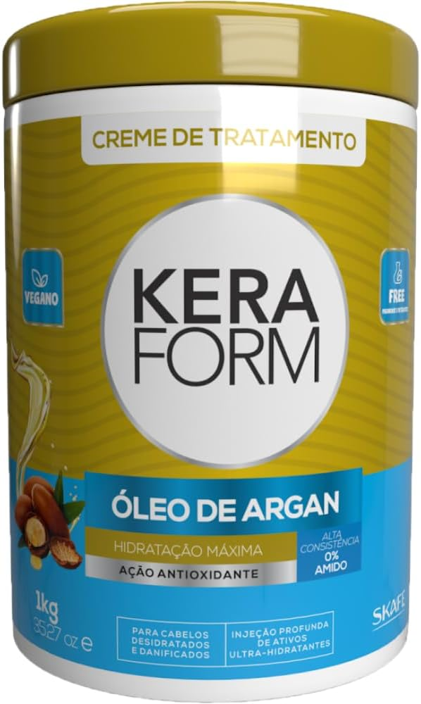 SKAFE Kera Form Hair Treatment & Moisturising Hair Mask with Argan Oil for Dry, Damaged Hair, 1 kg
