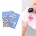 Voloria Make It Zero Nail Polish Remover Wipes Lemon Oil Castor Oil 12 Pieces