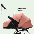 Stokke YOYO3 Newborn Stroller 0+ Black Frame, Stone, Newborn Pack and 6+ Seat