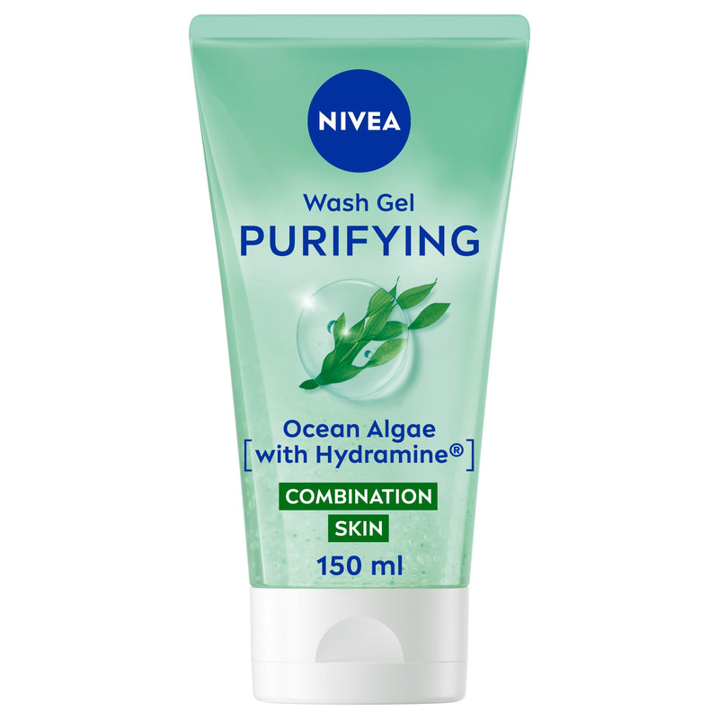 NIVEA Purifying Face Wash for Combination Skin with Ocean Algae and Hydra IQ