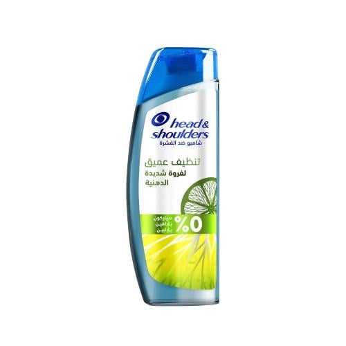 Head & Shoulders Deep Clean Shampoo Clear Gel Piroctone Olamine 400ml