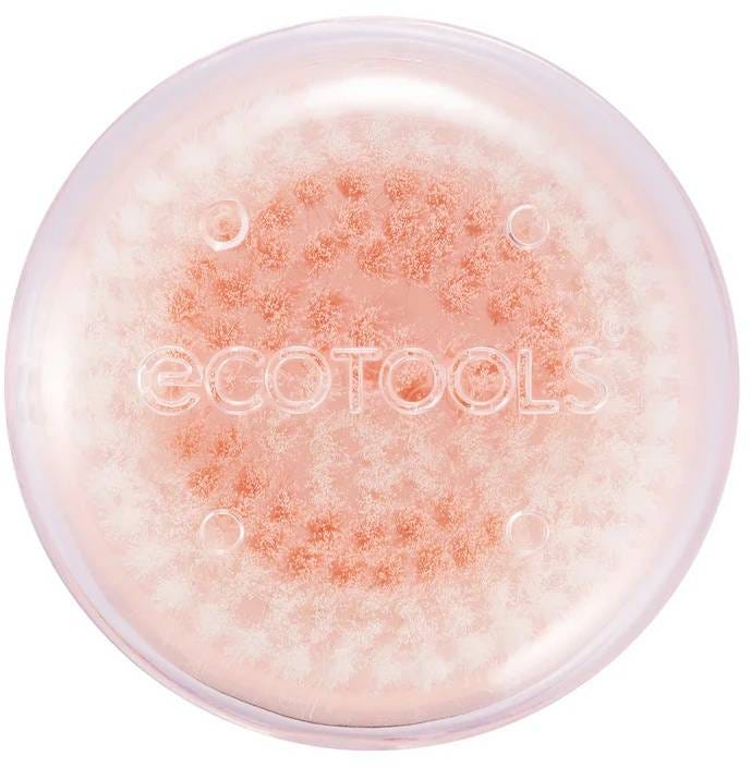 EcoTools Deep Cleansing Facial Brush Soft Bristles Pink 1 Count