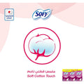 Sofy Panty Liners Unscented Soft Cotton High Absorbency 120 Pieces 2+1