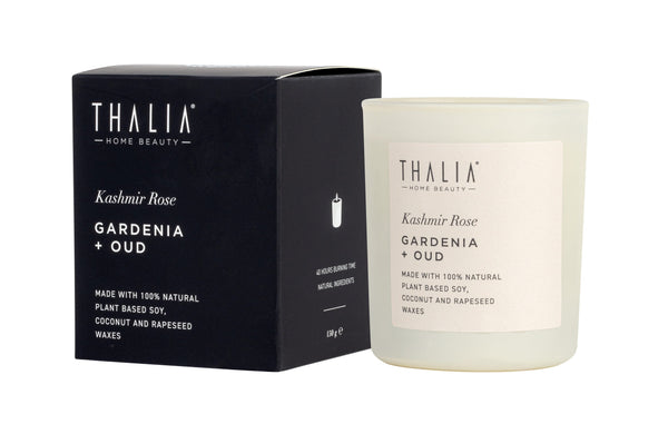Thalia Kashmir Rose Scented Candle Soy Coconut Rapeseed Wax 150 g