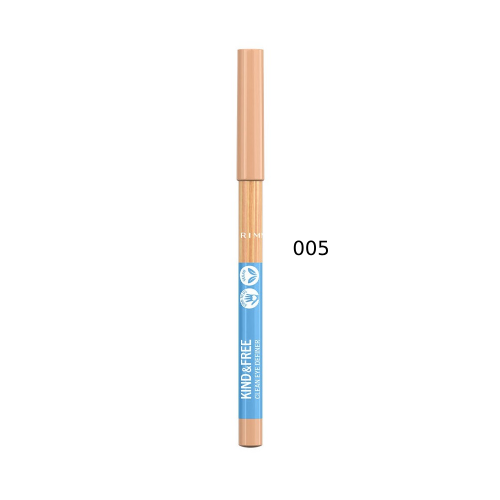 Rimmel London Kind & Free Eyeliner Pencil Creamy White #005 1.1g