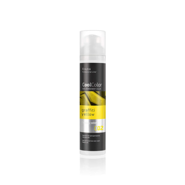 Erayba Cool Color C02 Graffiti Yellow Hair Dye Vibrant Color 100 ml