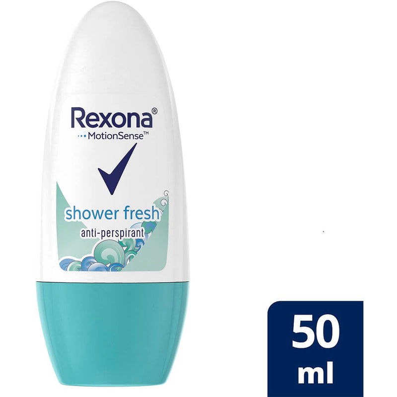 Rexona Women Shower Fresh Roll-On Deodorant MotionSense 48-Hour Protection 50 ml