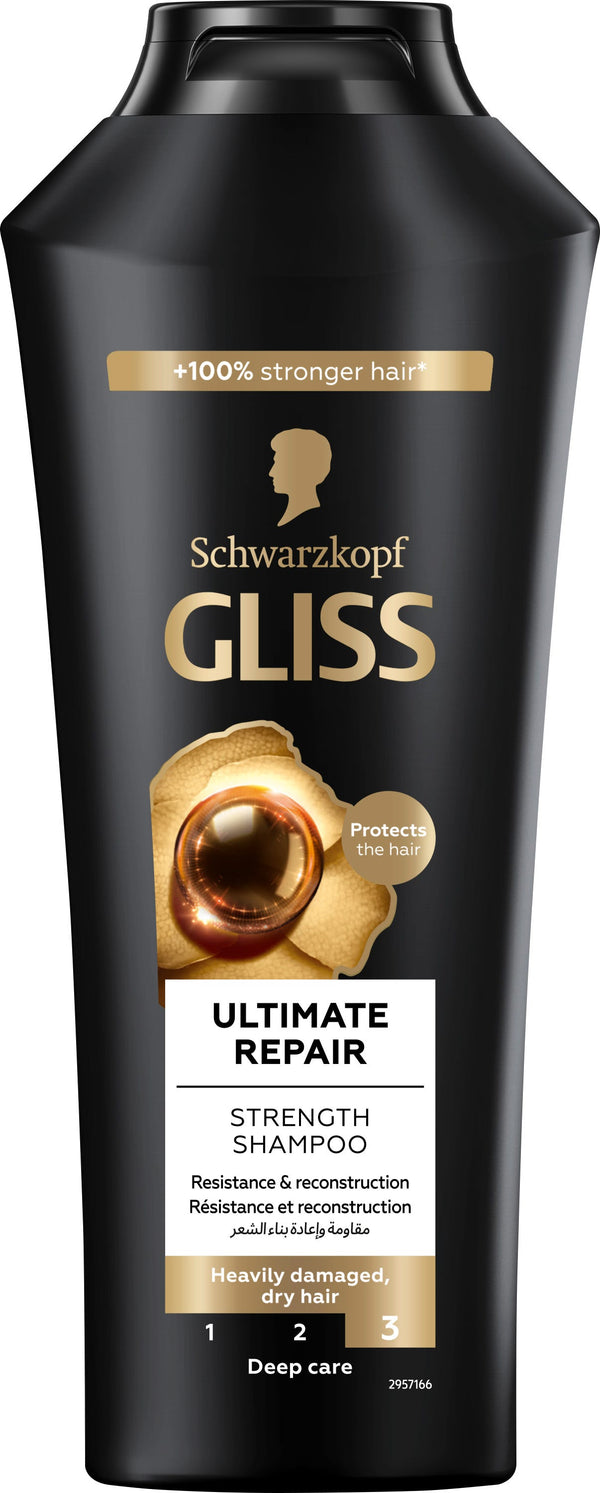 Gliss Ultimate Repair Shampoo with Almond Oil and Keratin 400ml